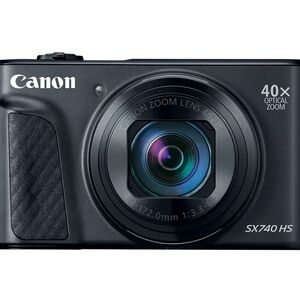 Canon SX740 HS Compact Black Camera